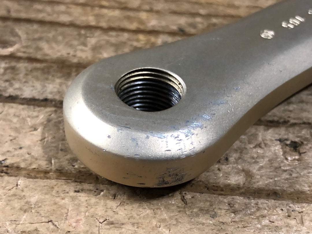 JZ678 スギノ SUGINO 75 SG75N クランクアームセット 165mm PCD144 ゴールド ピスト 競輪 NJS