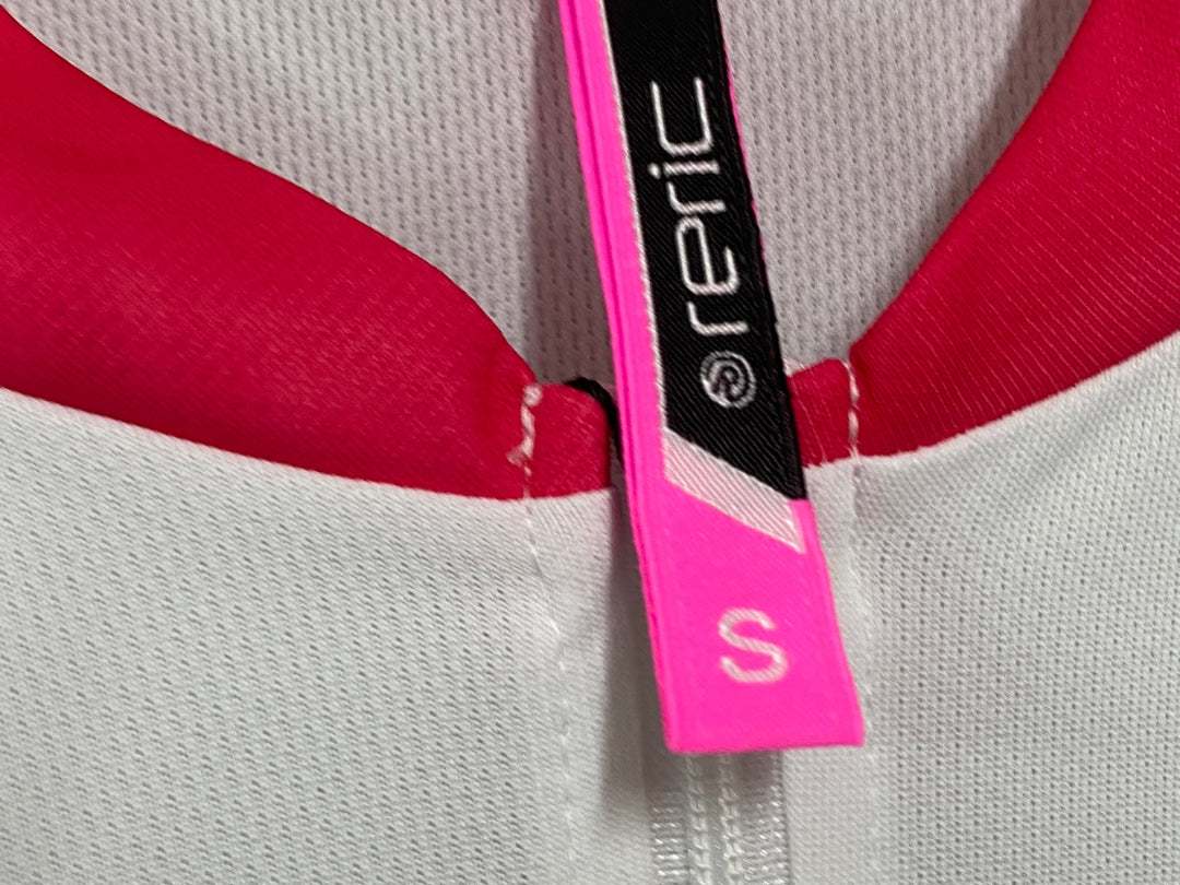 JW010 レリック reric Women's Himalia SS Jersey 半袖 サイクルジャージ S 白 レディース