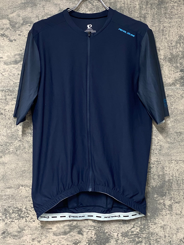 KJ129 パールイズミ PEARL iZUMi 半袖 サイクルジャージ 濃紺 XL