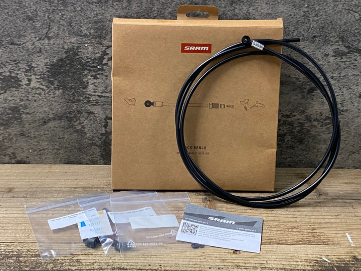 JP253 スラム SRAM AM DB HYD HOSE BLACK BANJO ディスクブレーキホースキット 2000mm