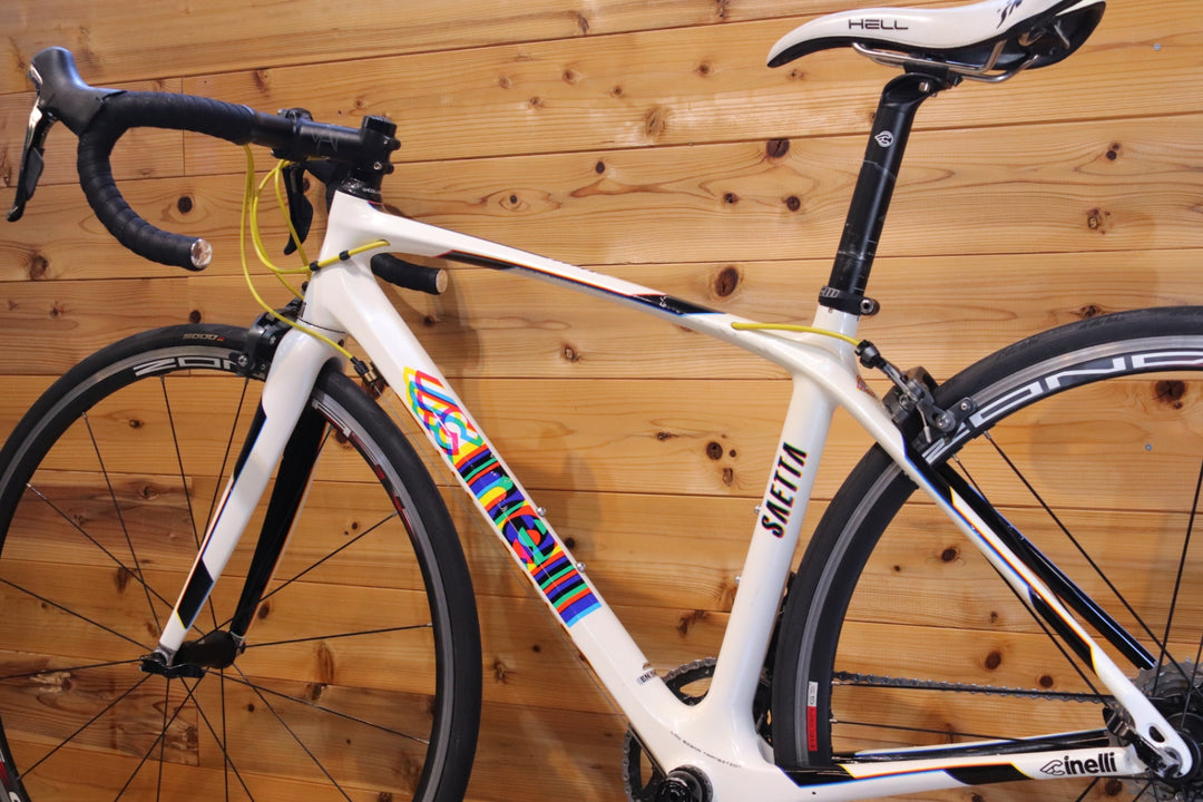 チネリ CINELLI サエッタ SAETTA RADICAL 2016 Sサイズ シマノ 105 5800 アルテグラ 6800 MIX 11S ZONDA 15C カーボン ロードバイク 【広島店】
