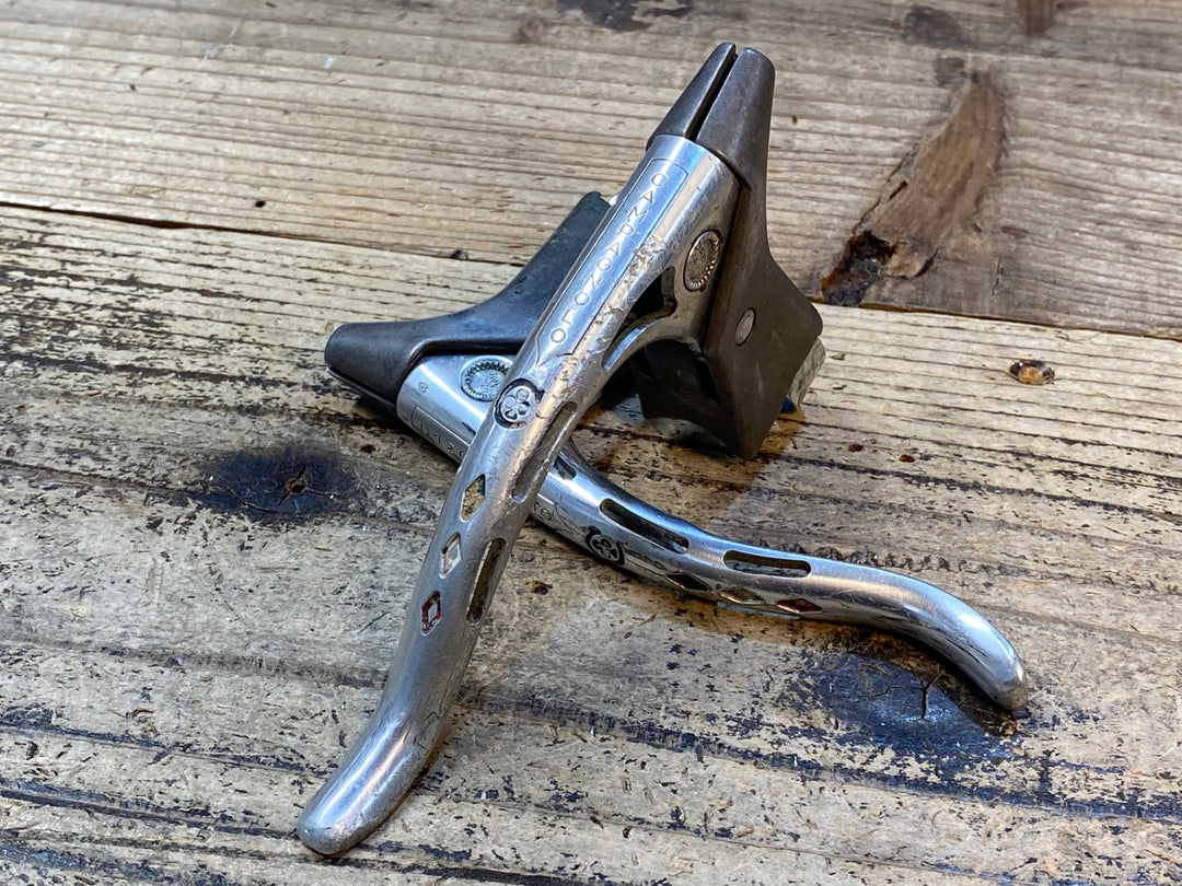 JV007 カンパニョーロ Campagnolo レコード Record COLNAGO刻印 ブレーキレバー ※ブラケットフード欠品