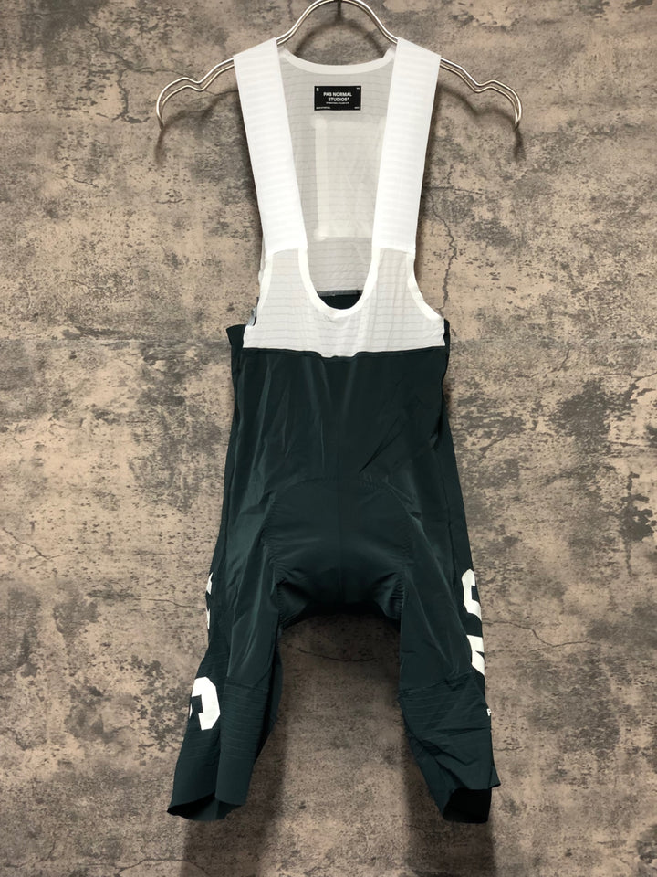 KK165 パスノーマルスタジオ PAS NORMAL STUDIOS MEN'S MECHANISM PRO BIBS ビブショーツ Sサイズ 緑