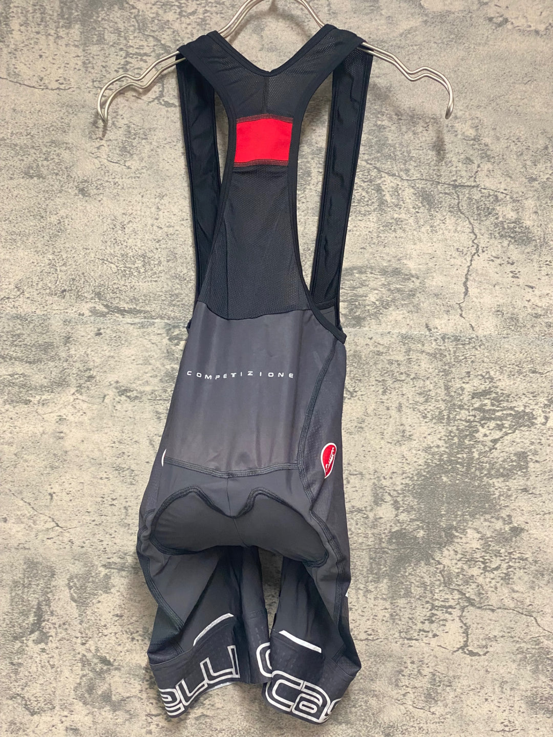 JY239 カステリ CASTELLI ビブタイツ 黒 S 裏起毛　※余臭強め