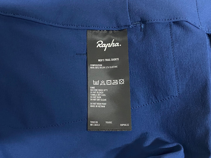 KM154 ラファ Rapha TRAIL SHORTS サイクルパンツ 紺 M