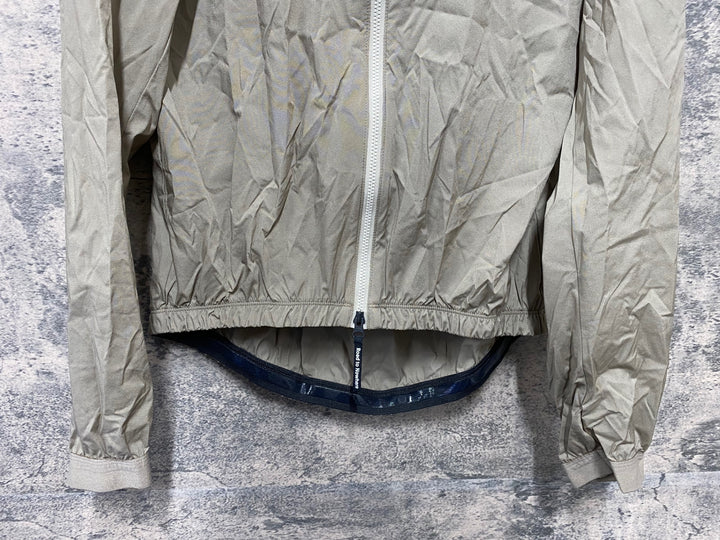 KA562 パスノーマルスタジオ PAS NORMAL STUDIOS MENS STOW AWAY JACKET 長袖 ウインドブレーカー ベージュ L