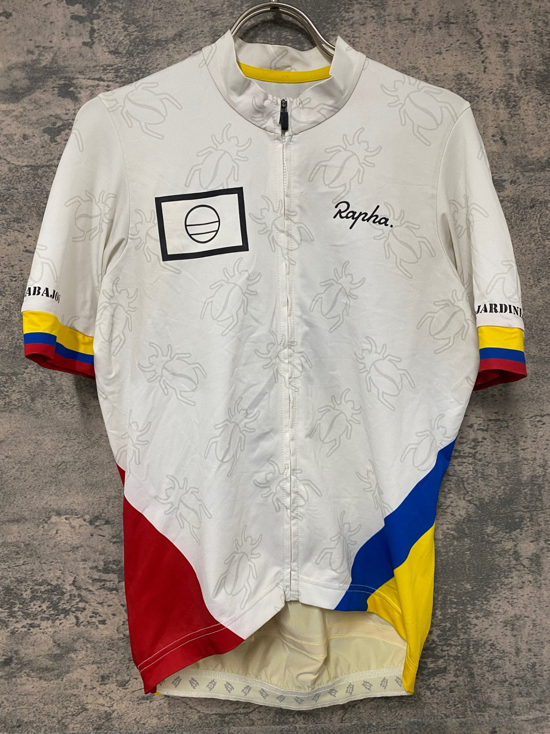 JE920 ラファ RAPHA PROTEAM MIDWEIGHT 半袖 サイクルジャージ M コロンビア