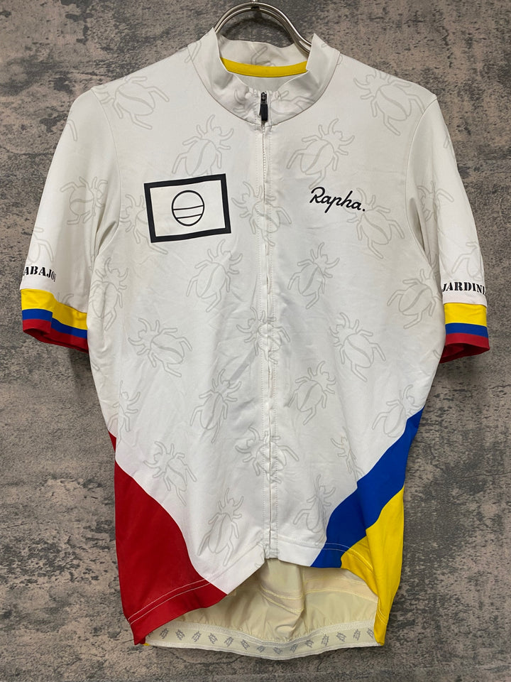 JE920 ラファ RAPHA PROTEAM MIDWEIGHT 半袖 サイクルジャージ M コロンビア