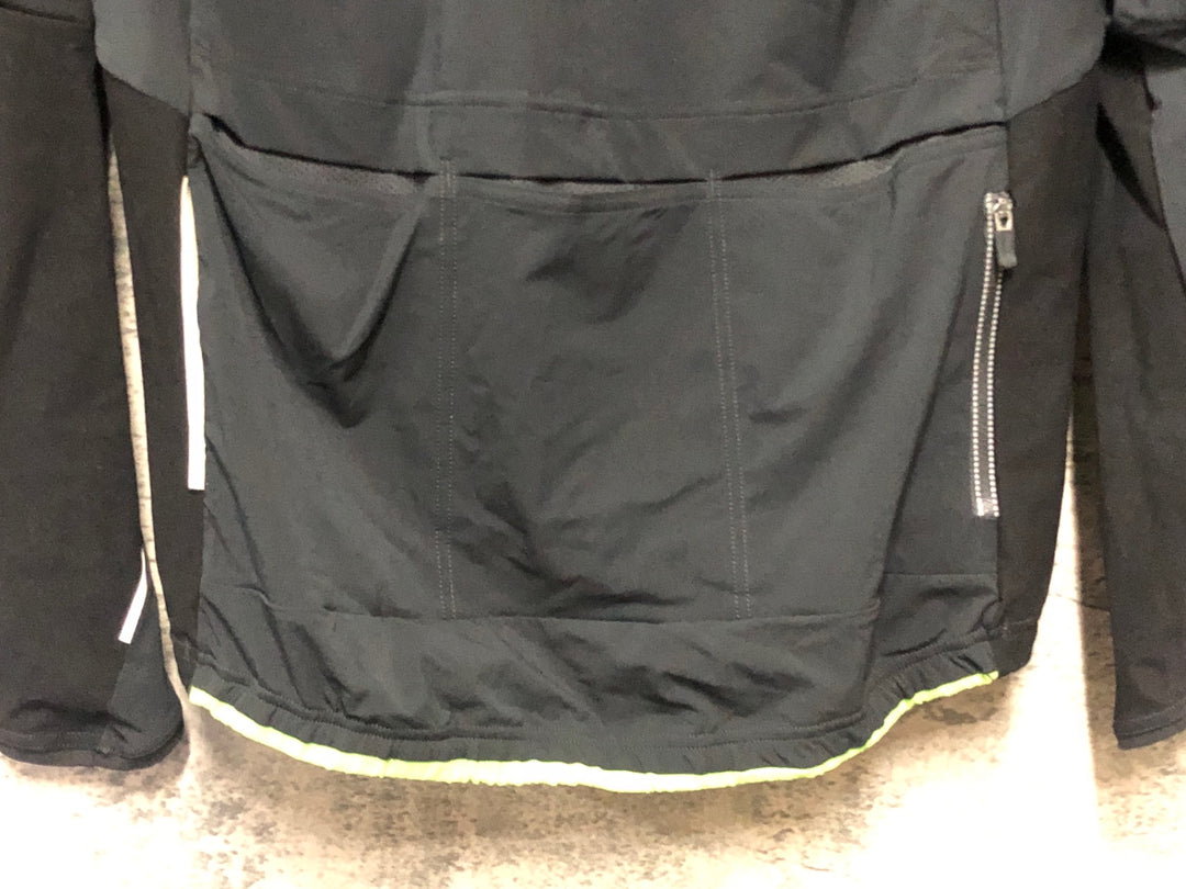 KP577 Q36.5 長袖 サイクルジャケット 黒 M 裏起毛
