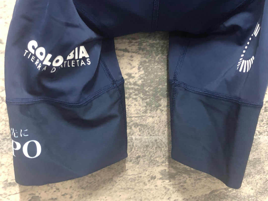 JE201 ラファ Rapha EF EDUCATION FIRST WOMEN'S PRO TEAM BIB SHORTS ビブショーツ ネイビー ピンク レディース XXS
