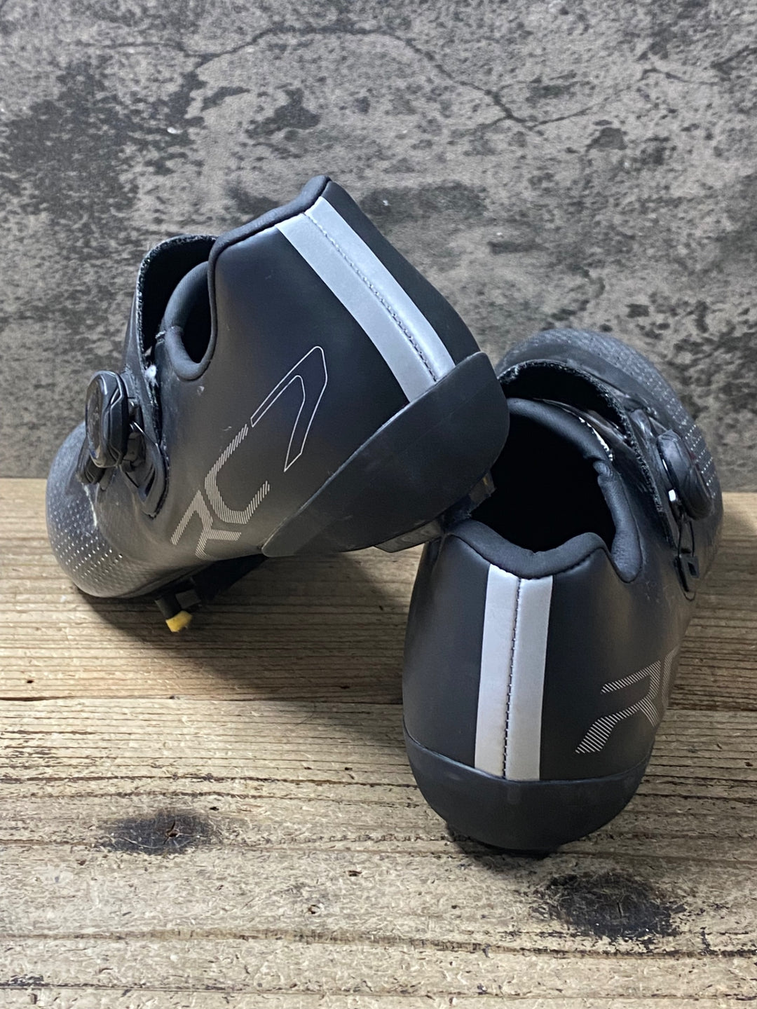 KE197 シマノ SHIMANO RC7 SHRC702 M ビンディングシューズ 黒 EU44 SPD-SL