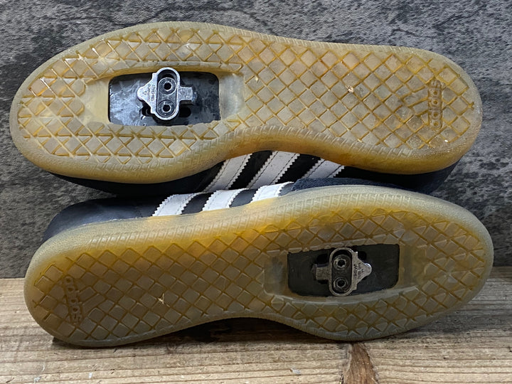 KG505 アディダス adidas ベロサンバ VELOSAMBA ビンディングシューズ 2穴 黒 26.5cm