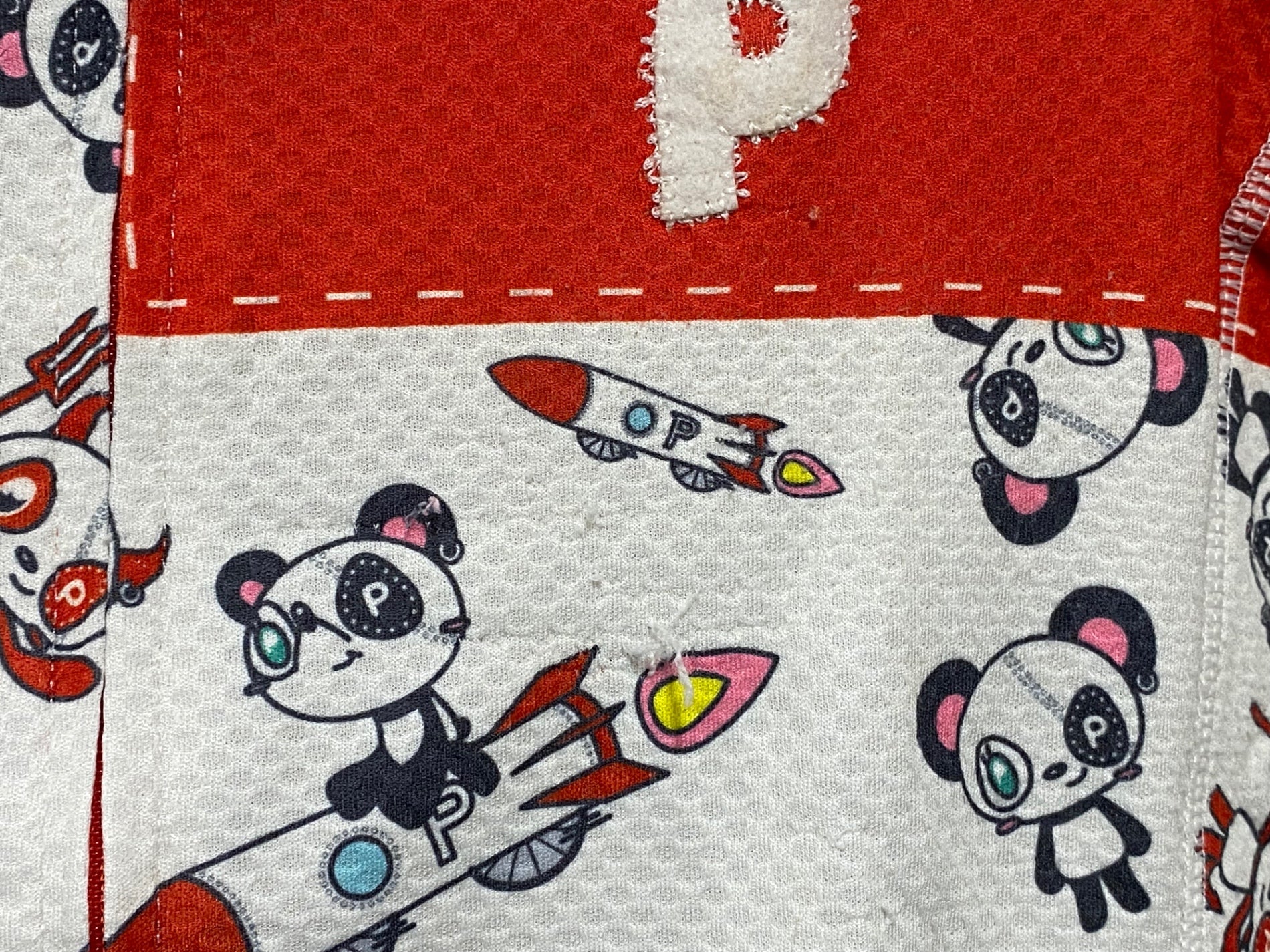 KD596 パンダーニ Pandani 半袖 サイクルジャージ 白 赤 XS レディース
