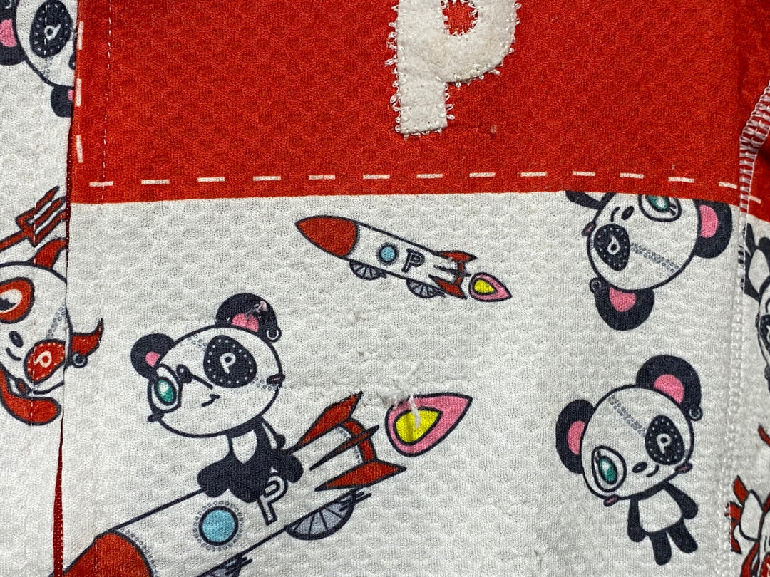 KD596 パンダーニ Pandani 半袖 サイクルジャージ 白 赤 XS レディース