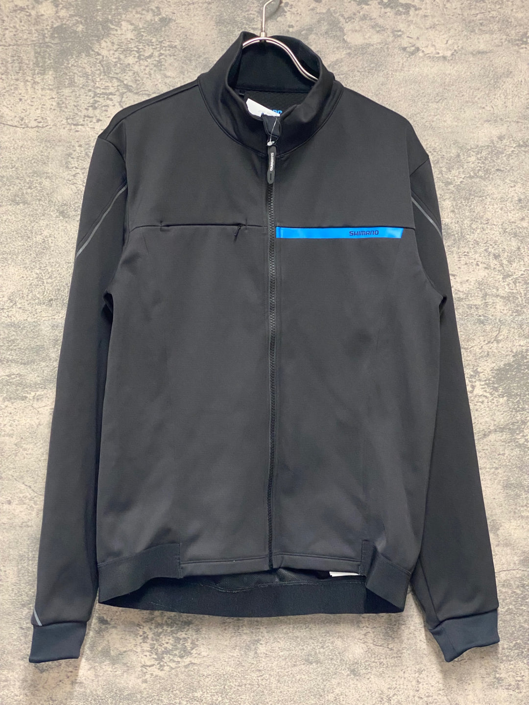 JW037 シマノ SHIMANO 長袖 サイクルジャケット 黒 L 裏起毛