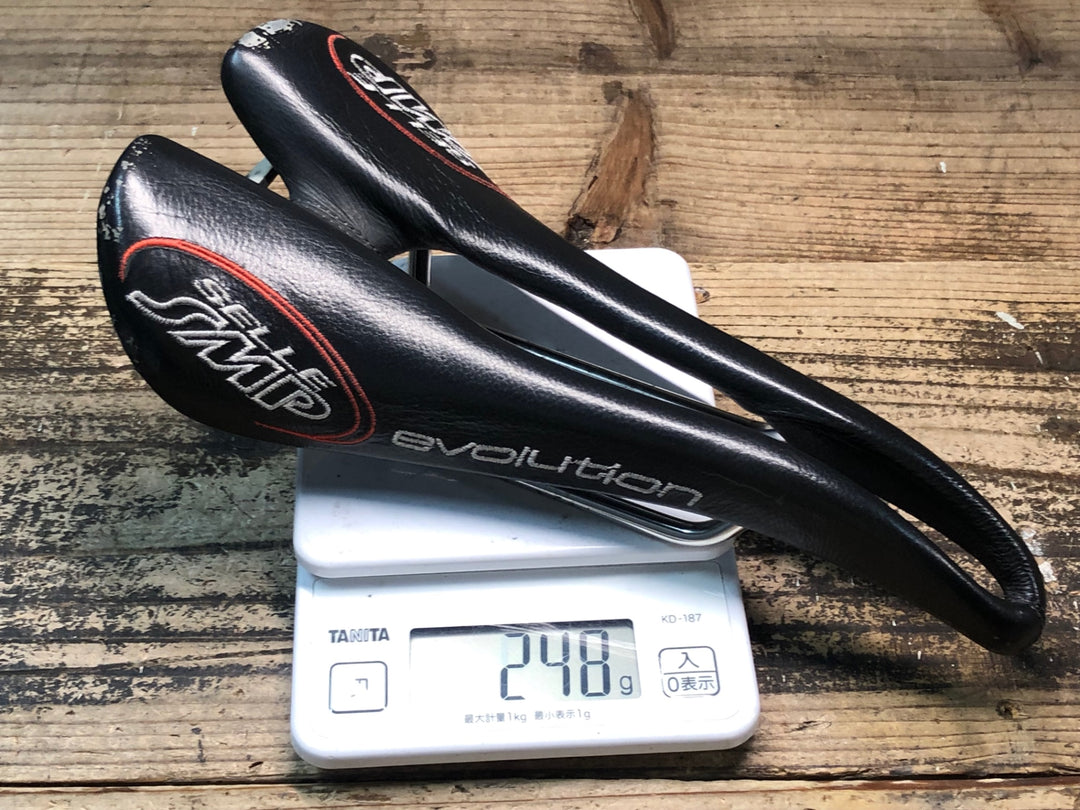 JM864 SELLE SMP エボリューション evolution サドル 黒 inox tube