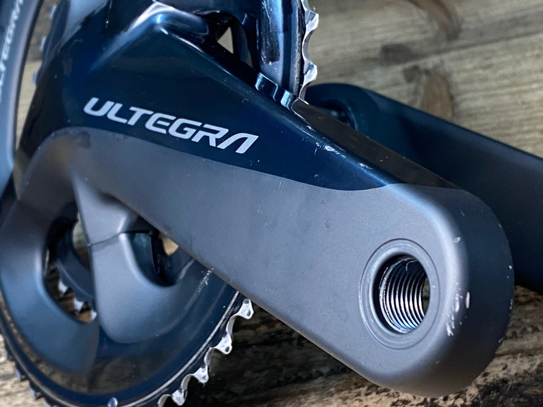 JO125 シマノ SHIMANO アルテグラ ULTEGRA FC-R8000 クランクセット 165mm 50/34T 11S リコール点検済み ※表面へこみ、タッチアップ跡あり