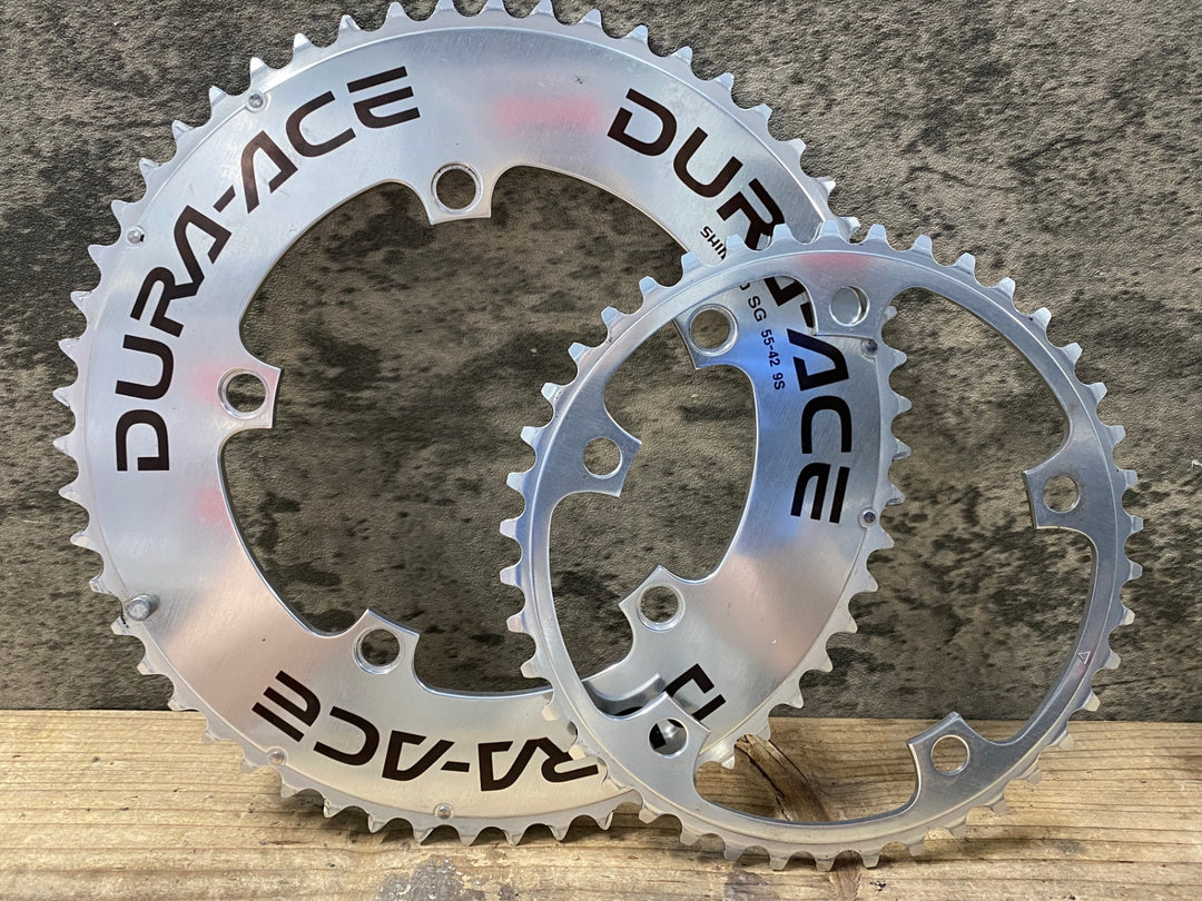 KK672 シマノ SHIMANO デュラエース DURAACE FC-7700 チェーンリング 55/42T 2枚セット TT トライアスロン
