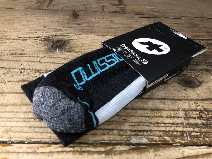 JQ165 アソス assos fuguSpeer S7 サイクルソックス 黒 0