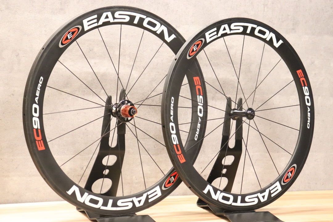 イーストン EASTON EC90 AERO RIM カーボン チューブラー ホイールセット シマノ 11/12S 【さいたま浦和店】