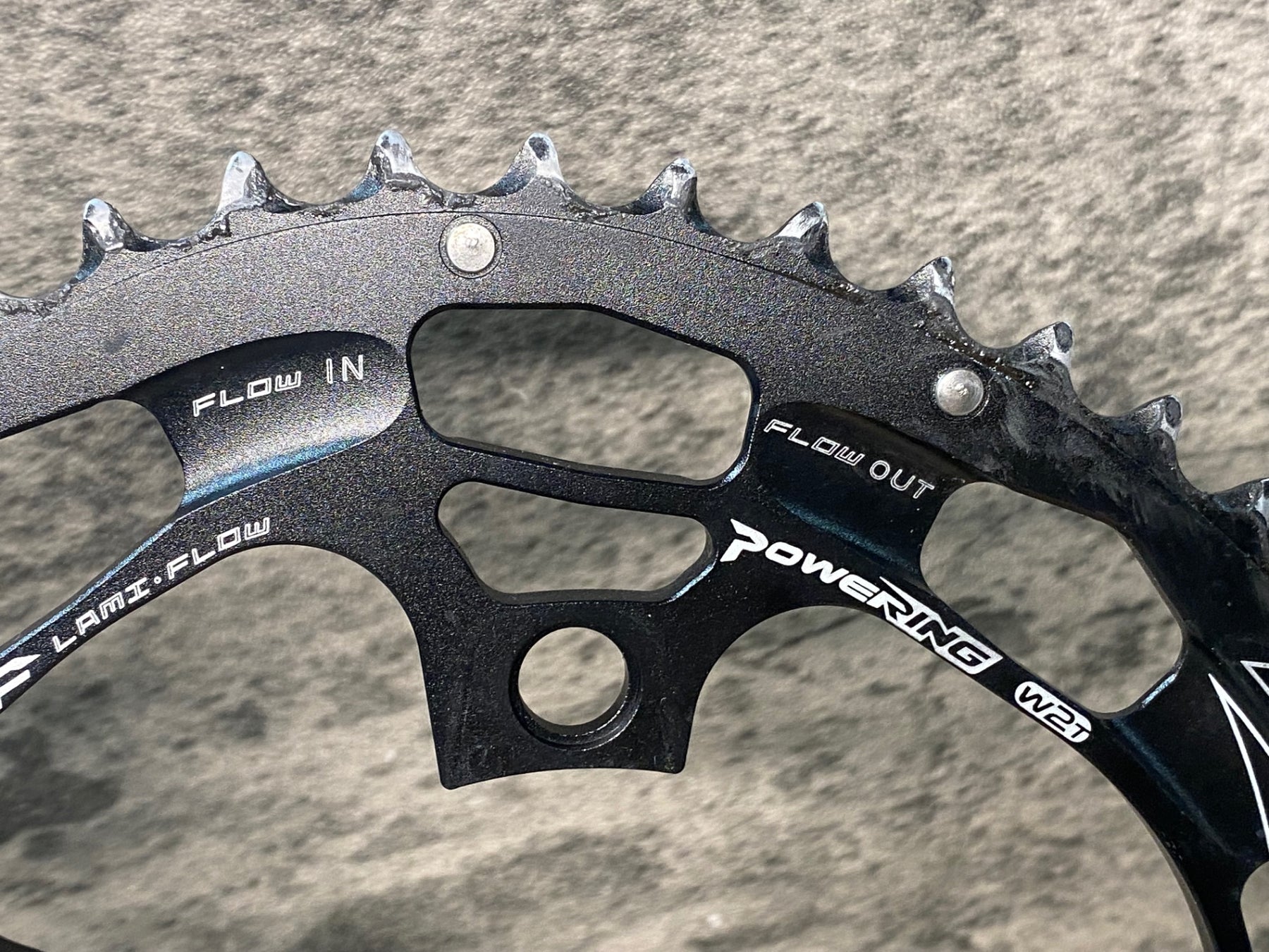 JO926 リデア RIDEA PowerRing W2T R4-9 チェーンリングセット 50/34T