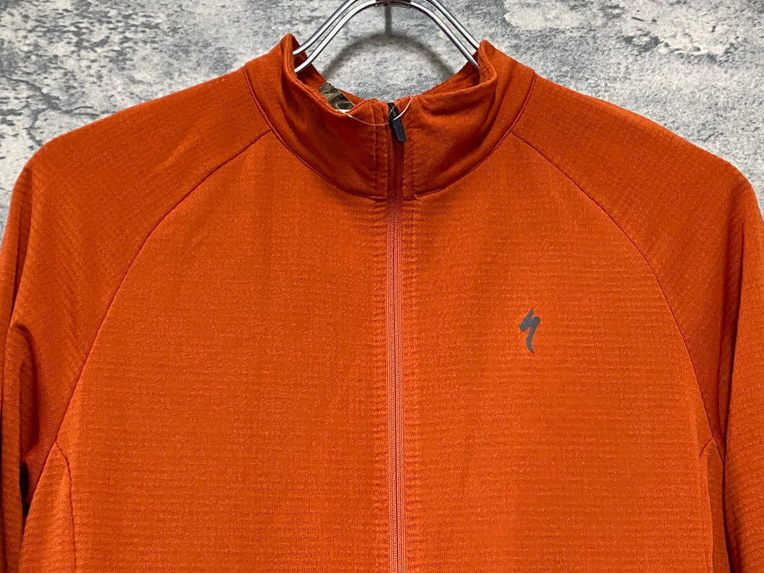 JV704 スペシャライズド SPECIALIZED TRAIL SERIES WIND JACKET 長袖 サイクルジャケット オレンジ M