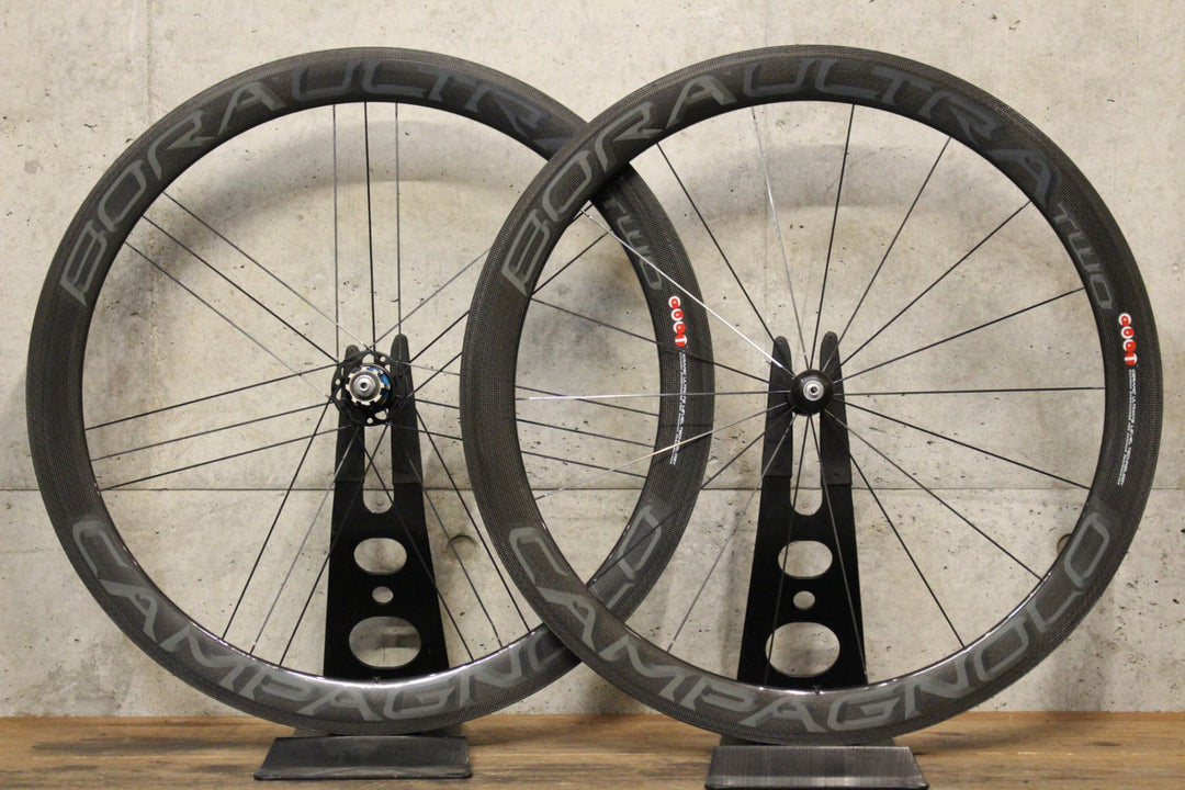 訳アリ カンパニョーロ CAMPAGNOLO ボーラ ウルトラ BORA ULTRA TWO カーボン チューブラー ホイールセット カンパ12/11S 【福岡店】