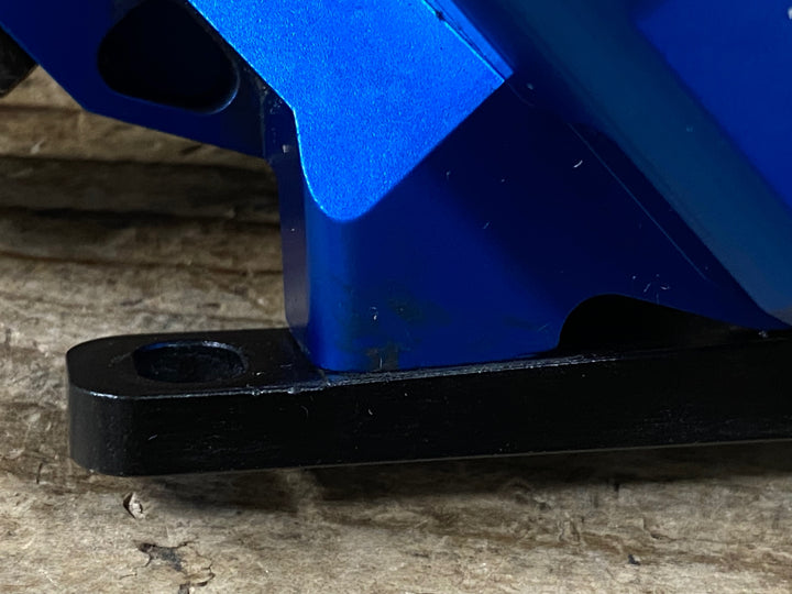 JO390 グロータック GROWTAC EQUAL MECHANICAL DISC ディスクブレーキキャリパー 前後セット 青