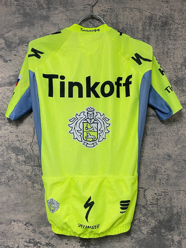 KJ860 スポーツフル sportful 半袖 サイクルジャージ 黄 L TINKOFF