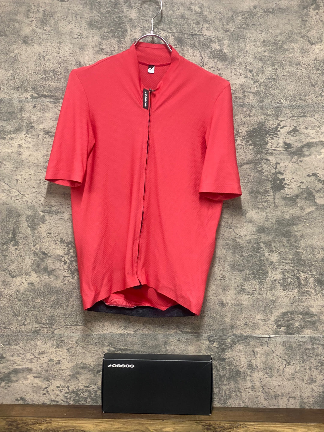 KR254 アソス Assos EQUIPE R S11 Short Sleeve Jersey 半袖 サイクルジャージ 赤 L