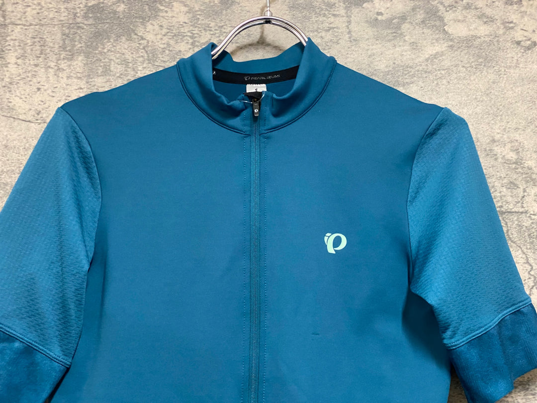 JP224 パールイズミ PEARL iZUMi 半袖 サイクルジャージ ターコイズグリーン L