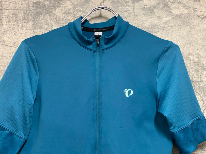 JP224 パールイズミ PEARL iZUMi 半袖 サイクルジャージ ターコイズグリーン L