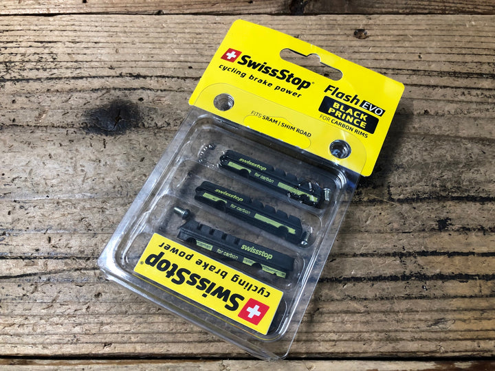 KG881 スイスストップ SwissStop Flash EVO BLACK PRINCE FOR CARBON RIMS ブレーキパッド SRAM SHIMANO用