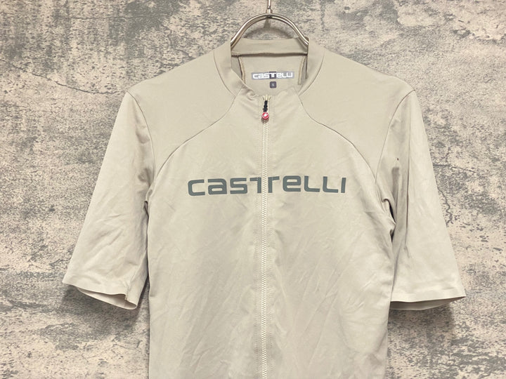 JY262 カステリ CASTELLI 半袖 サイクルジャージ 紺色 S　※余臭強め