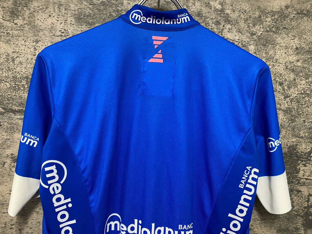 JV455 カステリ CASTELLI 半袖 サイクルジャージ 青 S Giro d'Italia