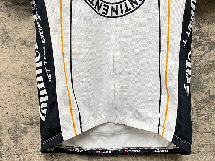 KH481 CUORE Continental 半袖サイクルジャージ S 白