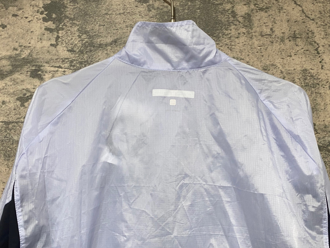 JZ123 カステリ CASTELLI 長袖 ウインドブレイカー 白 黒 M