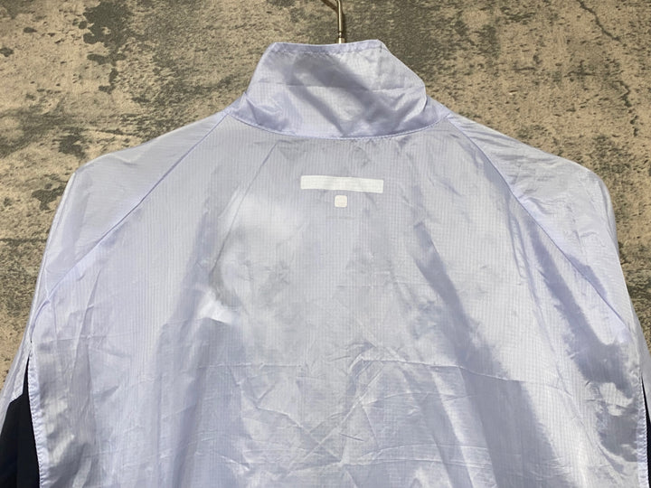 JZ123 カステリ CASTELLI 長袖 ウインドブレイカー 白 黒 M