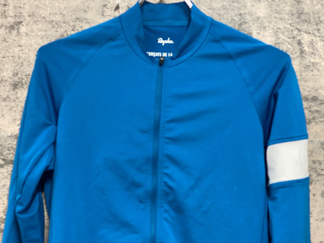 JV229 ラファ Rapha CLASSIC WINTER JACKET 長袖 サイクルジャケット ターコイズブルー S