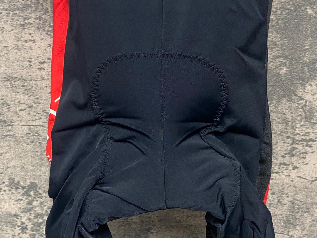 JU066 パールイズミ PEARL iZUMi ビブショーツ 黒 赤 M