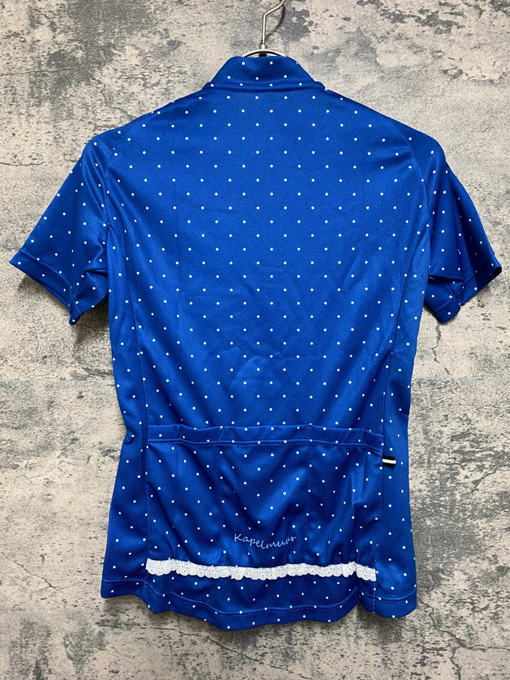 JO886 カペルミュール KAPELMUUR 半袖 サイクルジャージ ネイビー ドット 36 レディース