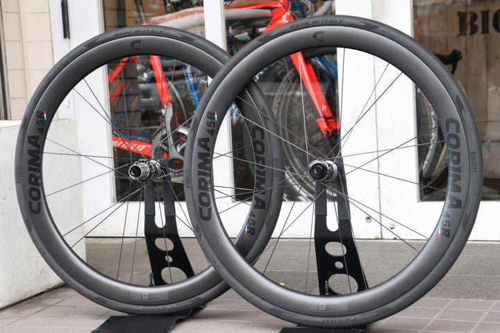 コリマ CORIMA 45R DISC カーボン チューブレスレディ ホイールセット シマノ11/12S 【横浜店】