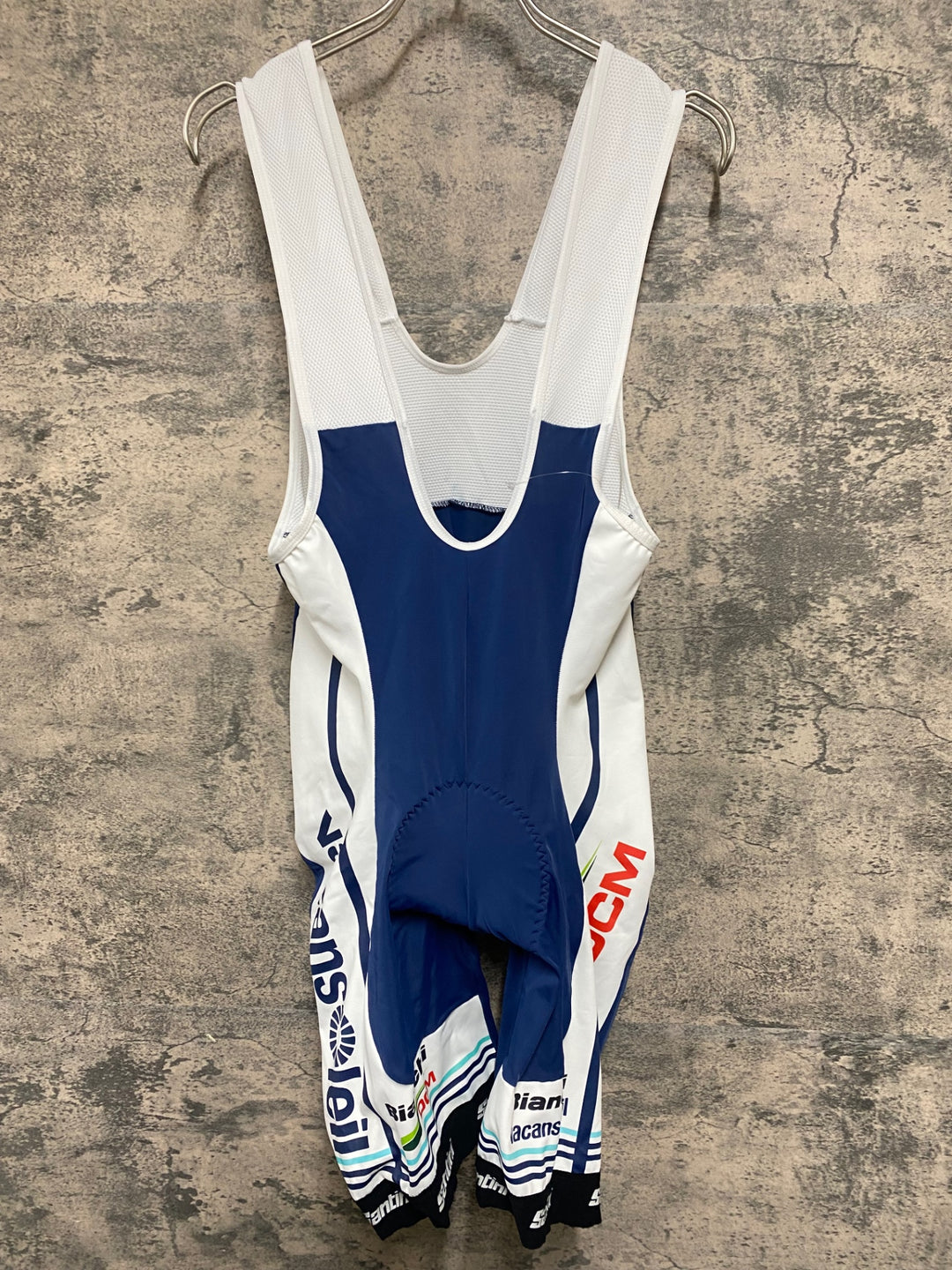 KB715 サンティーニ Santini ビブショーツ 青 白 L vacansoleil