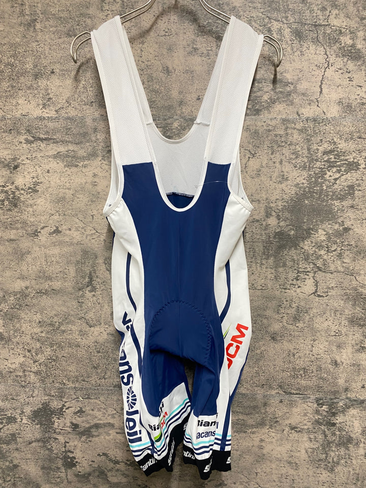 KB715 サンティーニ Santini ビブショーツ 青 白 L vacansoleil