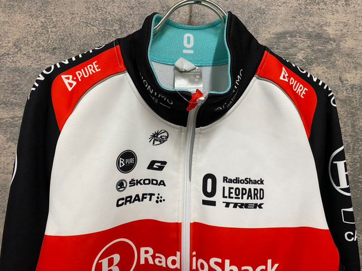 KF149 クラフト CRAFT 長袖 サイクルジャケット 白 XL 裏起毛 RadioShack TREK