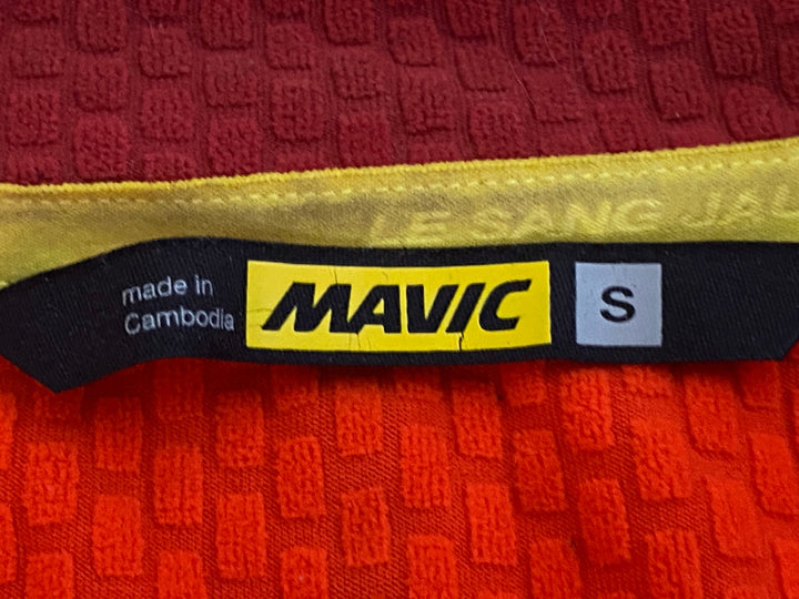 JU567 マヴィック MAVIC 長袖 サイクルジャージ オレンジ S 裏起毛