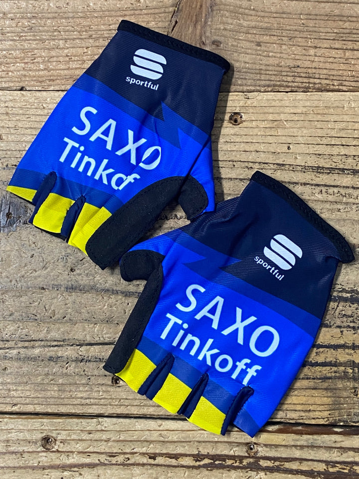 KJ792 スポーツフル sportful 指切り グローブ 紺 L TINKOFF SAXO