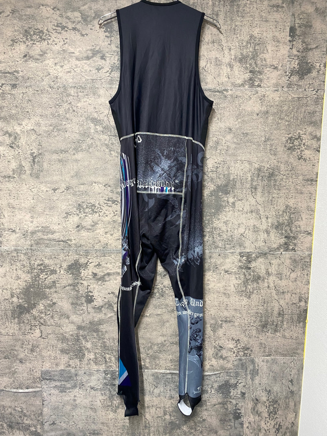 KE251 パンダーニ PANDANI ビブタイツ パッド無し 黒 白 XL