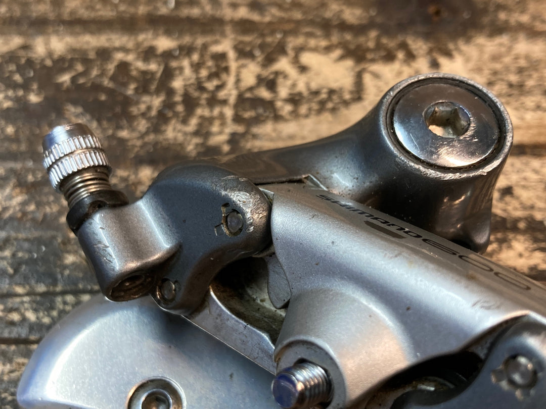 JH707 シマノ SHIMANO 600 2x7 前後ディレイラーセット ※劣化、傷大のためジャンク