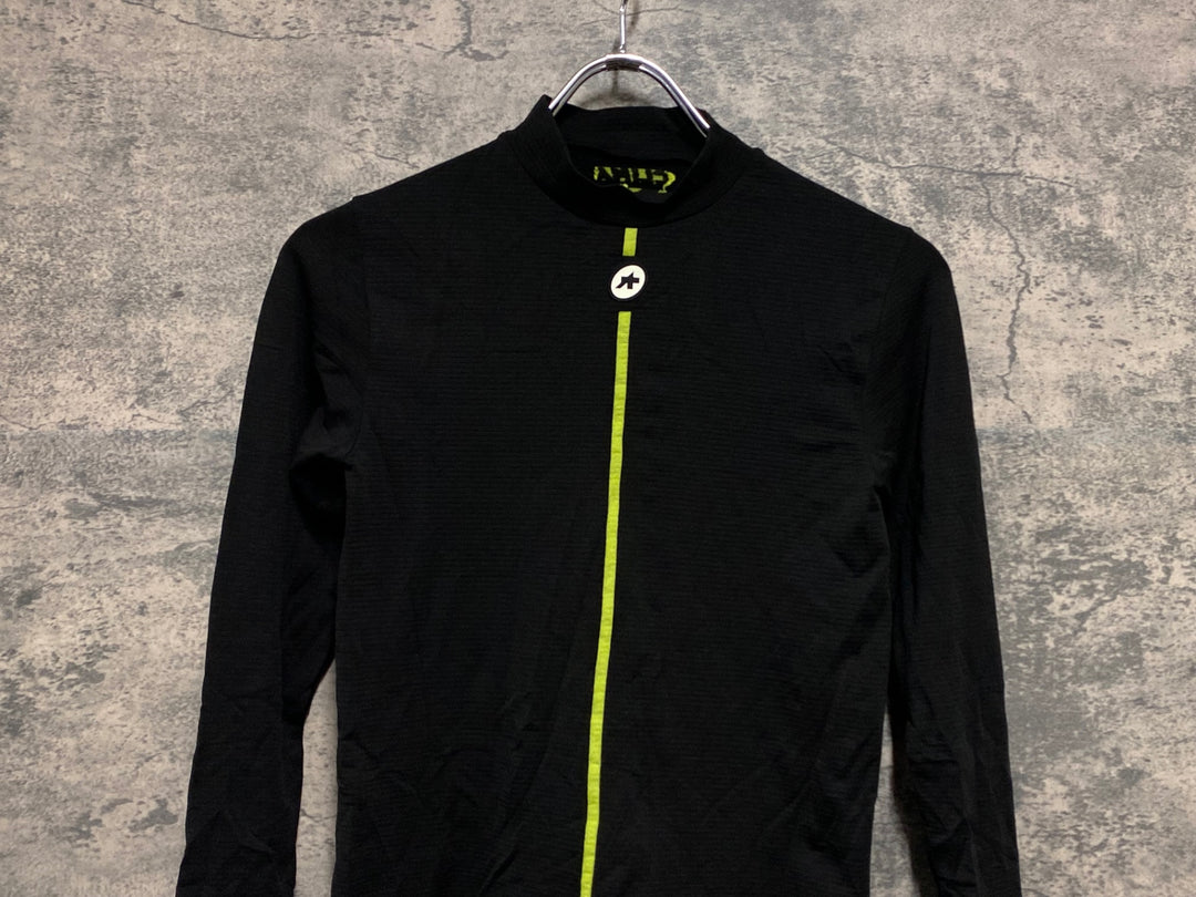 JW775 アソス assos Skin layer 長袖 ベースレイヤー 黒 XS/S